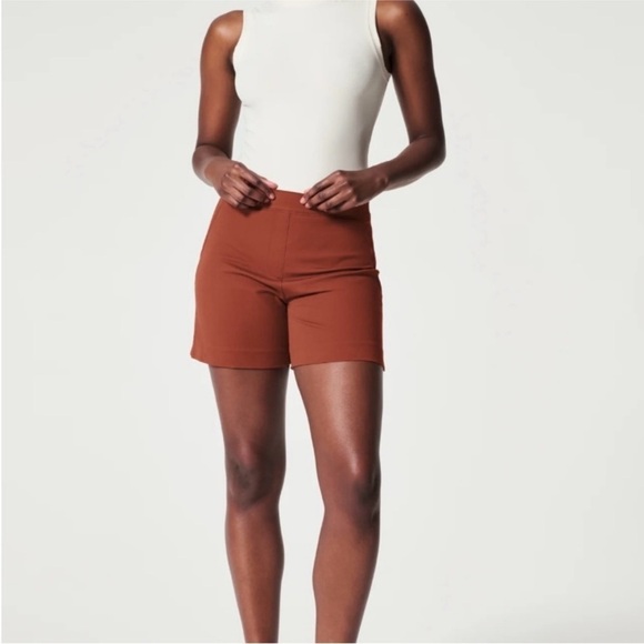 Spanx On The Go 6” Shorts Bronze Glow - Picture 1 of 9